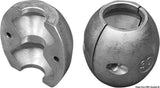 Eje de aluminio con ánodo de oliva Tecnoseal mm 22 (7/8)