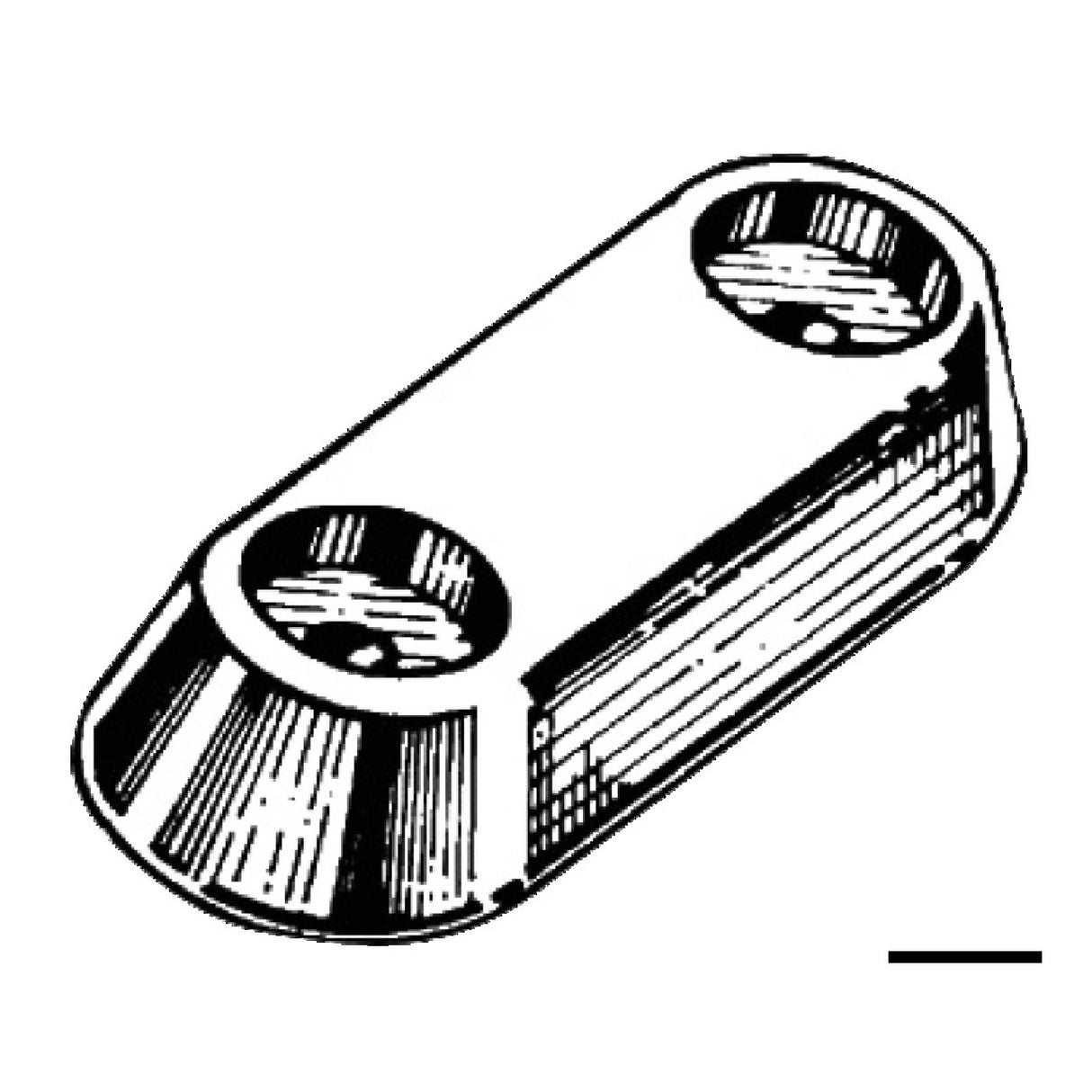 Osculati Anodo tipo Vetus per timoni o flaps 43.901.99