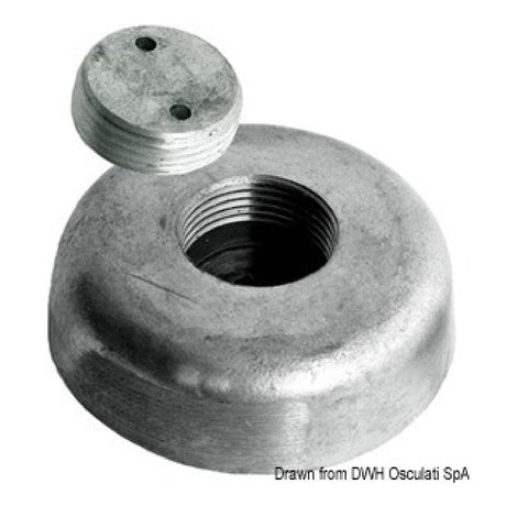 Osculati Circular Anode with Retractable Fixing 43.918.28