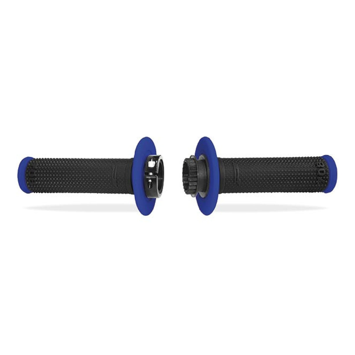 Puños de motocross Progrip 708 azul-negro con sistema de bloqueo