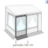 Fiamma Pannelli frontali 150 cm per Privacy Room – ricambio veranda