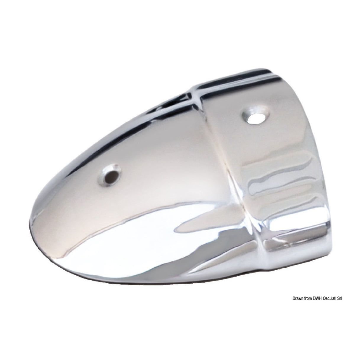 Tessilmare SPHAERA stainless steel fender profile terminal for standard right-left base