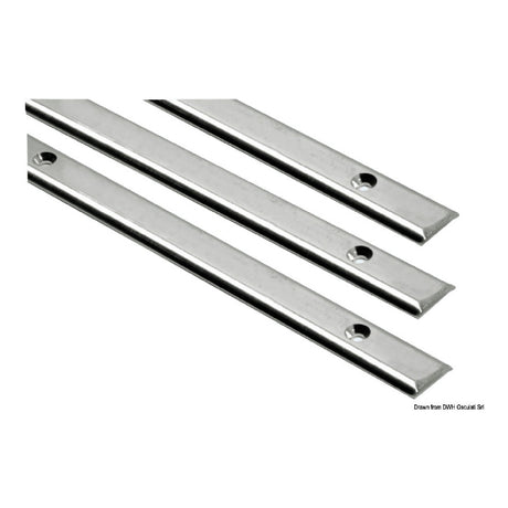 Osculati Profilo semitondo in acciaio inox AISI 316 lucidato a specchio 44.479.10