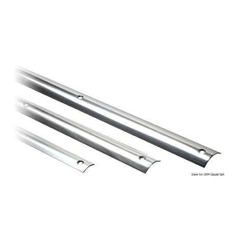 Osculati Mirror-polished and protected stainless steel fender profile 44.480.20