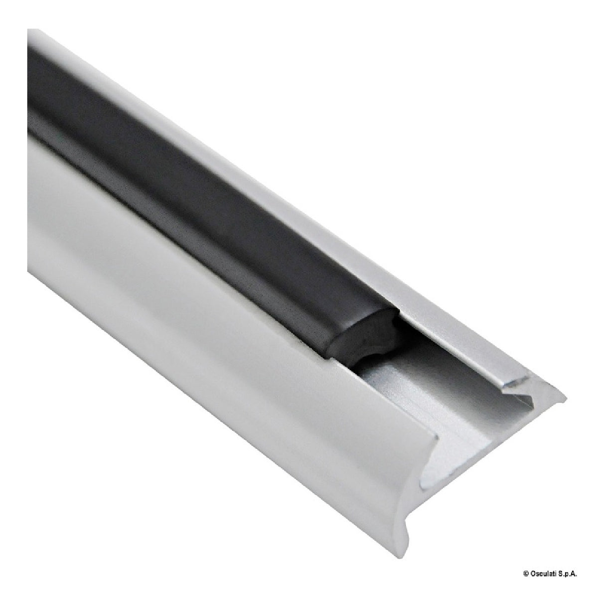 Osculati Anodized aluminum fender profile 25 x 7 mm 6 m bars 44.485.26