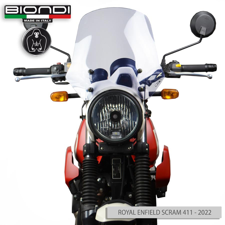 Biondi Cupolino Touring Trasparente Royal Enfield Scram 411 2022