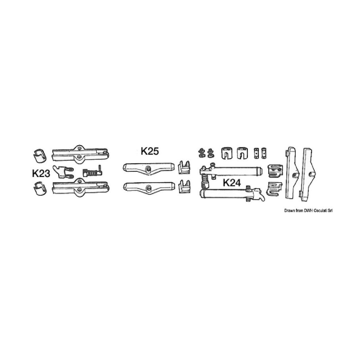 Ultraflex Kit adattamento cavi K23, K24, K25