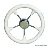 Osculati Soft polyurethane steering wheel with stainless steel spokes 45.127.01