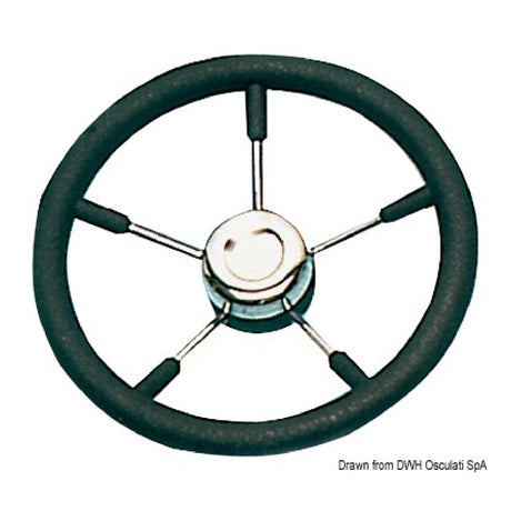 Osculati Volante con razze in acciaio inox 45.129.32