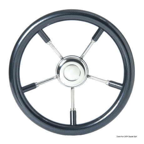 Osculati Volante con razze in acciaio inox 45.129.32