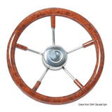 Volante Osculati con radios de acero inoxidable 45.129.32