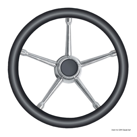 Osculati Volante con razze in Acciaio Inox 350 mm 45.135.01