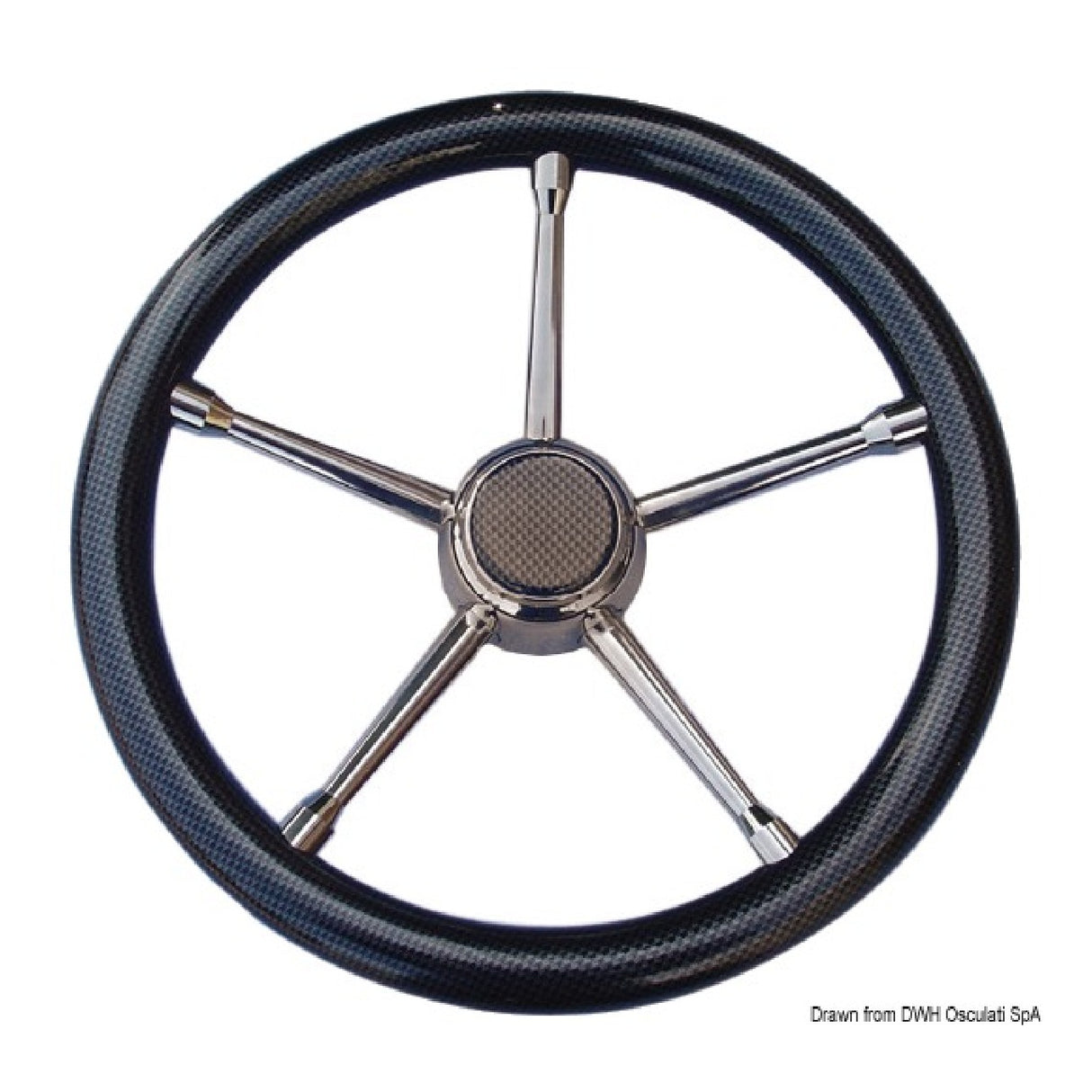 Osculati Volante con razze in Acciaio Inox 350 mm 45.135.01