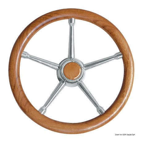 Osculati Volante con razze in Acciaio Inox 350 mm 45.135.01