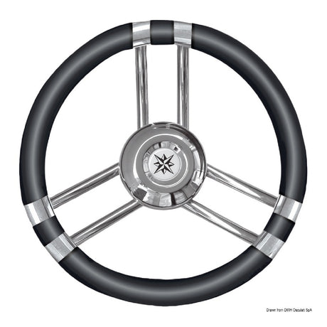 Osculati Volante C con razze in Acciaio Inox 350 mm 45.137.01