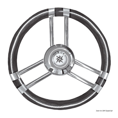 Osculati Volante C con razze in Acciaio Inox 350 mm 45.137.01