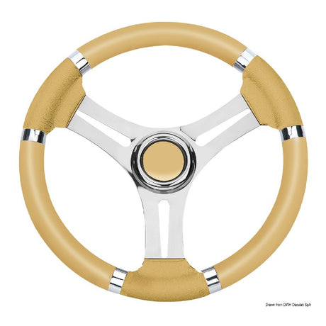 Osculati Volante B con razze in Acciaio Inox 350 mm 45.136.02