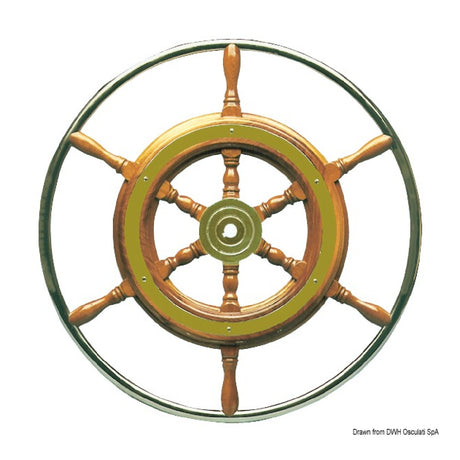 Osculati Ruote timone classiche con cerchio esterno in acciaio inox 45.161.42