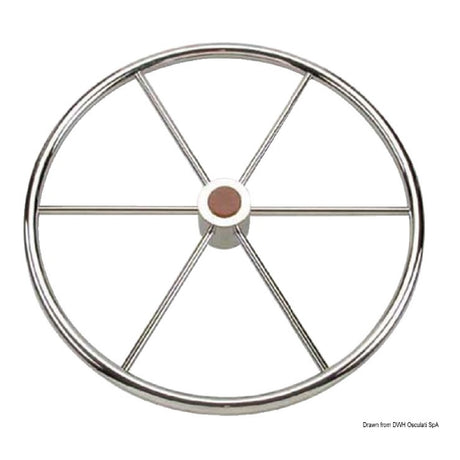 Osculati Timone in Acciaio Inox lucidato a specchio 5 Razze 45.164.60