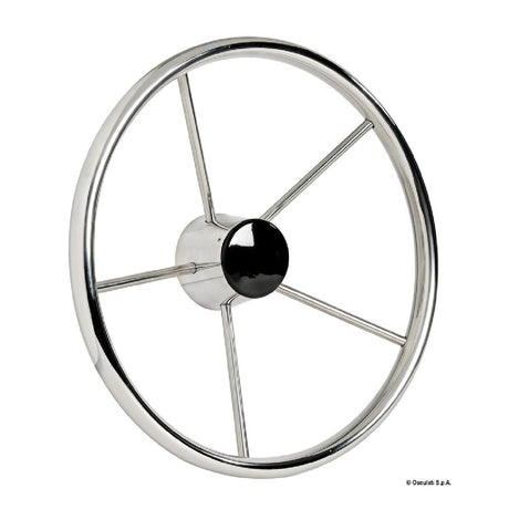 Osculati Timone in Acciaio Inox lucidato a specchio a 5 razze 45.165.32