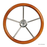 Osculati Volante con corona in teak 45.168.01