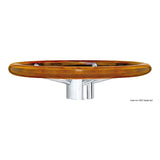 Osculati Steering wheel with teak crown 45.168.01