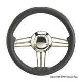 Osculati Volante con struttura in Acciaio Inox lucidato a specchio 350 mm 45.152.01