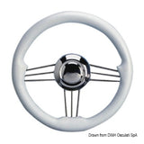 Osculati Steering wheel with mirror-polished stainless steel structure 350 mm 45.152.01