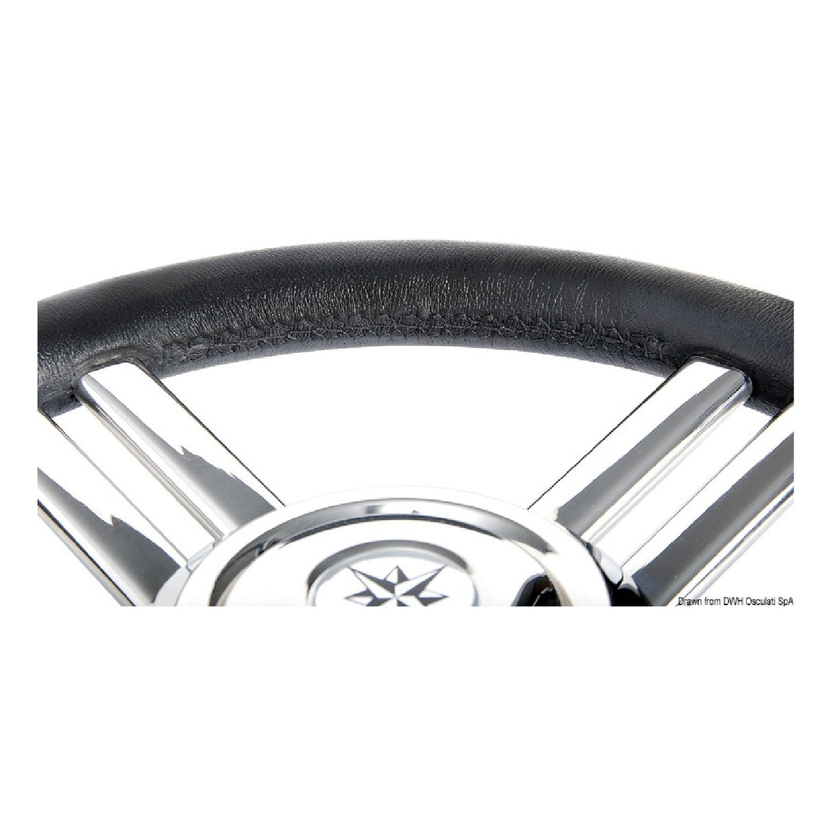 Osculati Volante Magnifico con radios ovalados 350 mm 45.177.01