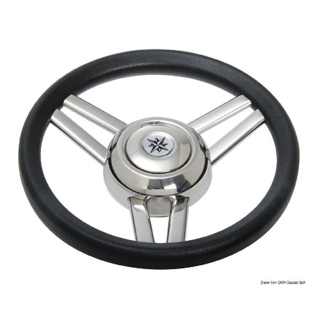 Osculati Volante Magnifico con razze ovalizzate 350 mm 45.177.01