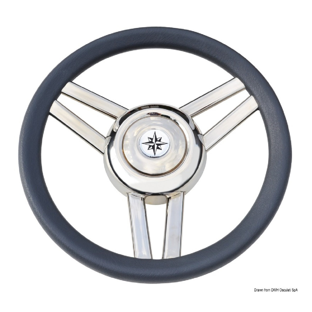 Osculati Volante Magnifico con radios ovalados 350 mm 45.177.01