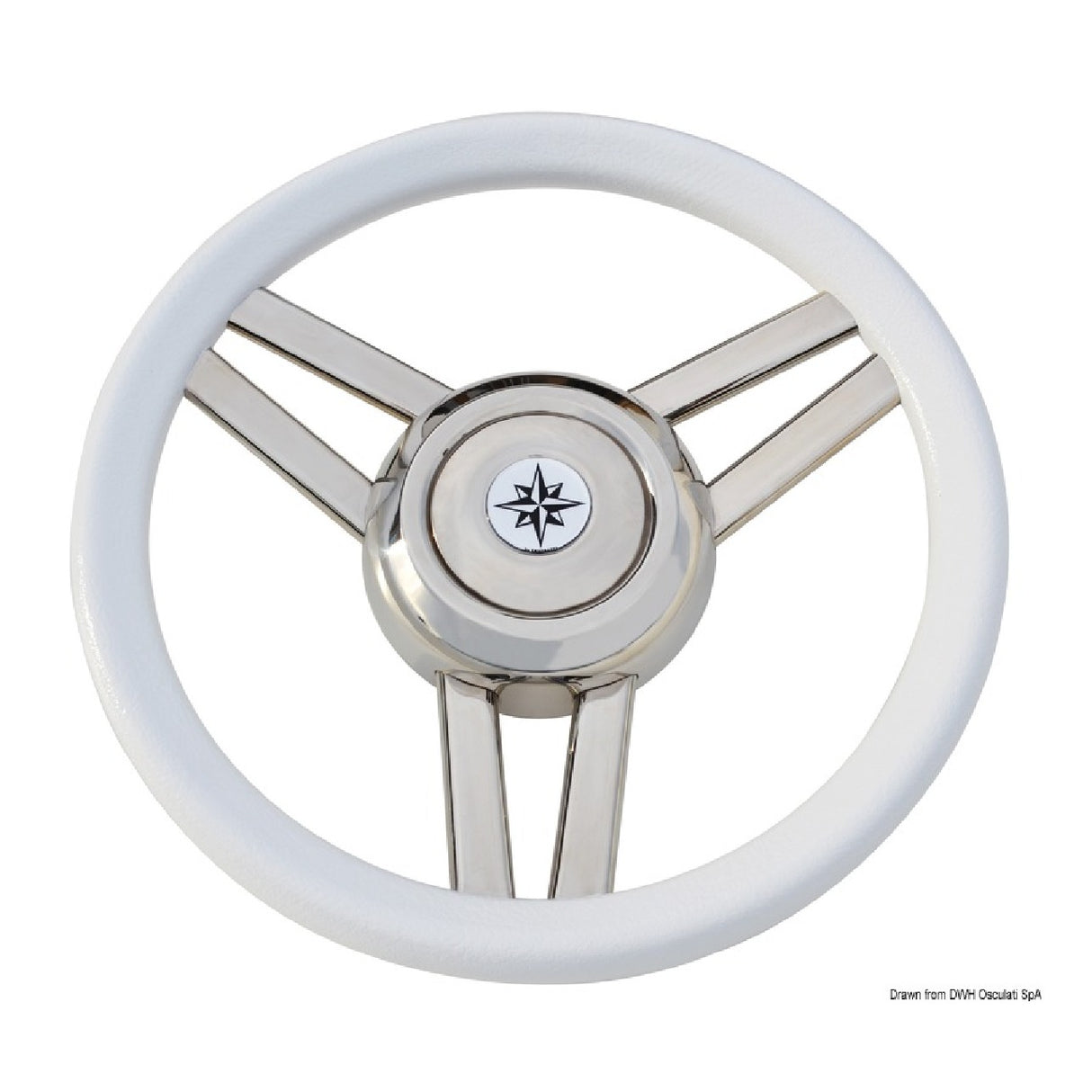 Osculati Volante Magnifico con radios ovalados 350 mm 45.177.01