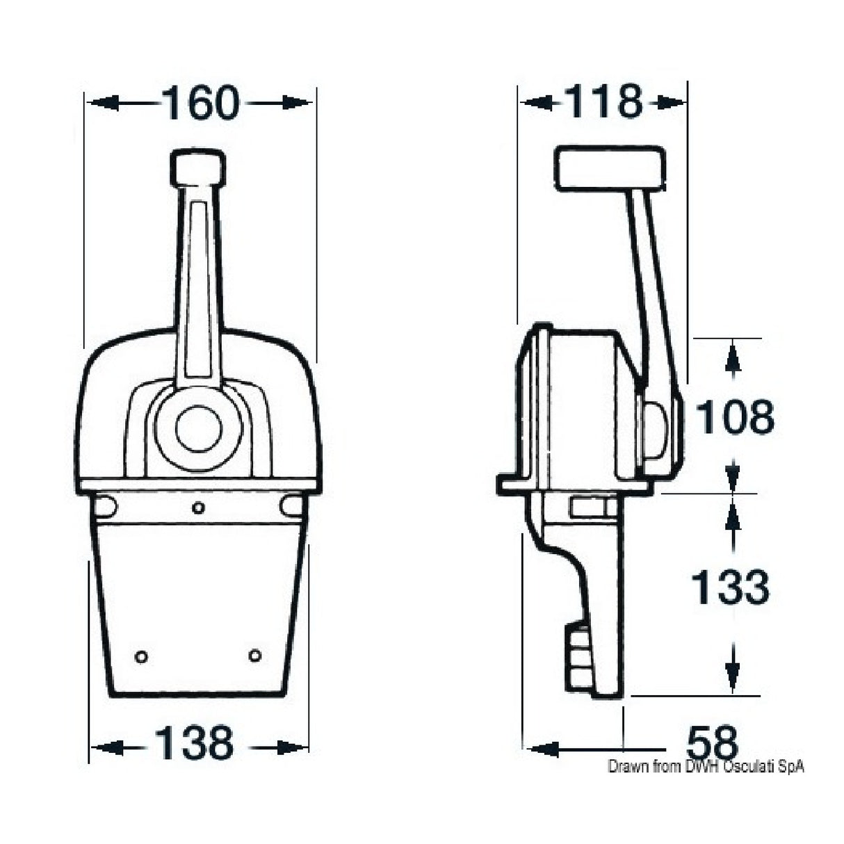 Ultraflex Scatola monoleva universale B65/B77