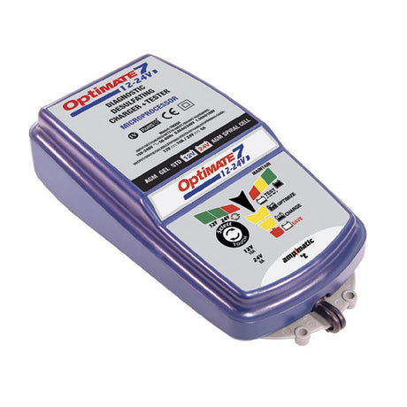 Caricabatterie moto scooter OPTIMATE 7 12V/24V Tecmate - AmerigoStore