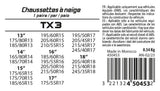 Xlpt Calze da neve in tessuto gruppo TX3