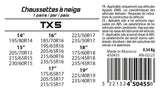 Calcetines de nieve XLPT en tejido TX5 Group