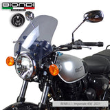 Biondi Cupolino Touring Fumè Chiaro Benelli / Moto Guzzi V7 / Triumph Bonneville / Yamaha XSR