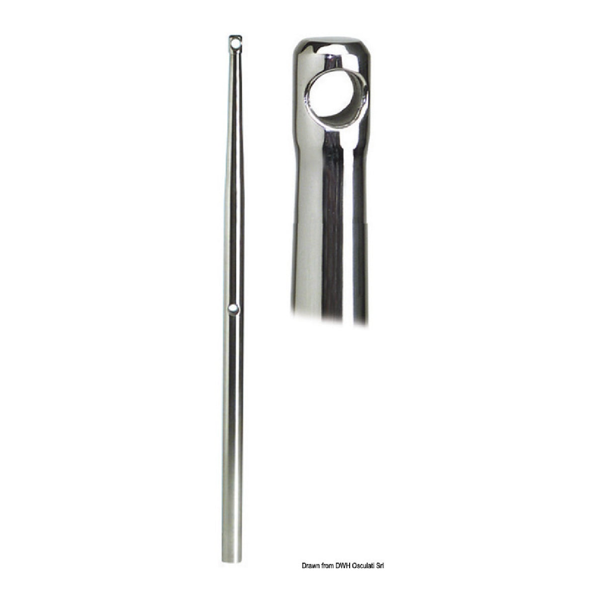 Candeliere inox 710 mm