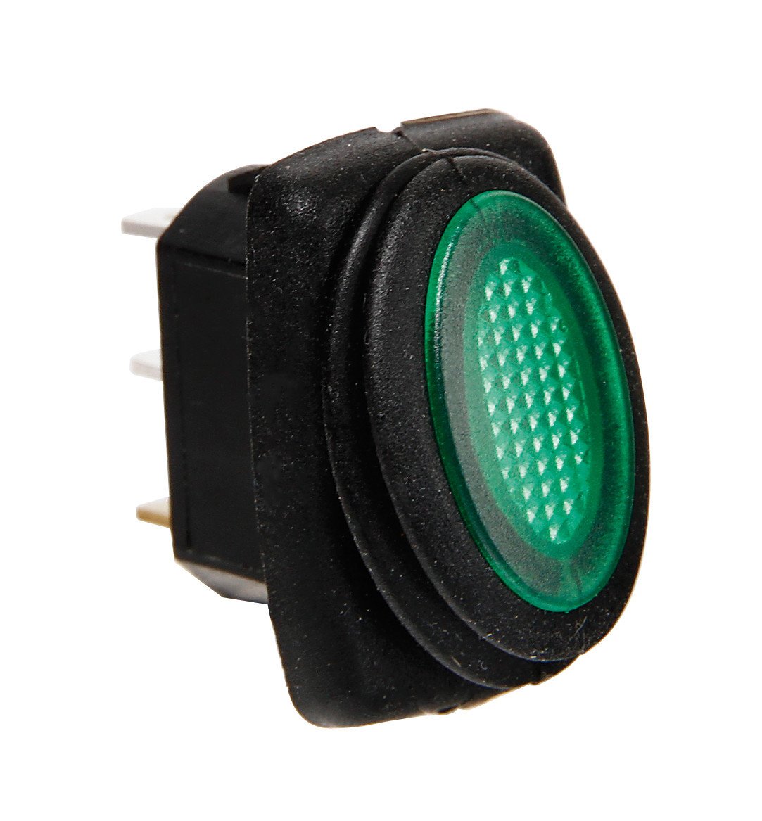 Lampa Micro interruttore impermeabile con spia a Led - 12/24V - Verde 45536