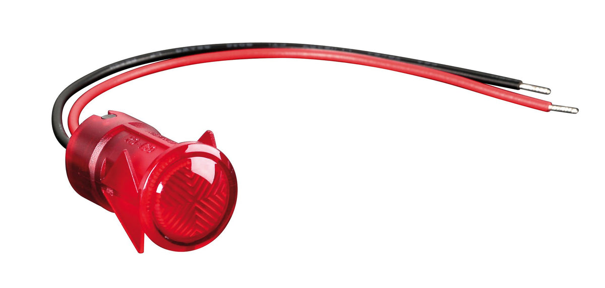 Lampa Spia a Led rosso - 12/24V - 20A 45568
