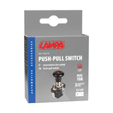 Lampa Interruttore Tira-Spingi con Spia LED 12/24V Rosso 10A