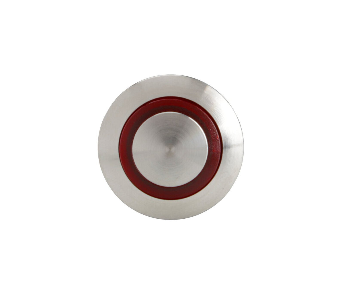 Lampa Interruttore a pulsante con spia a Led, 12/24V - Rosso 45574