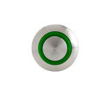 Lampa Interruttore a pulsante con spia a Led, 12/24V - Verde 45575
