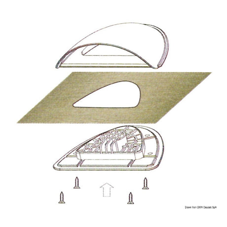 Osculati Aerator for hull covers 46.102.00