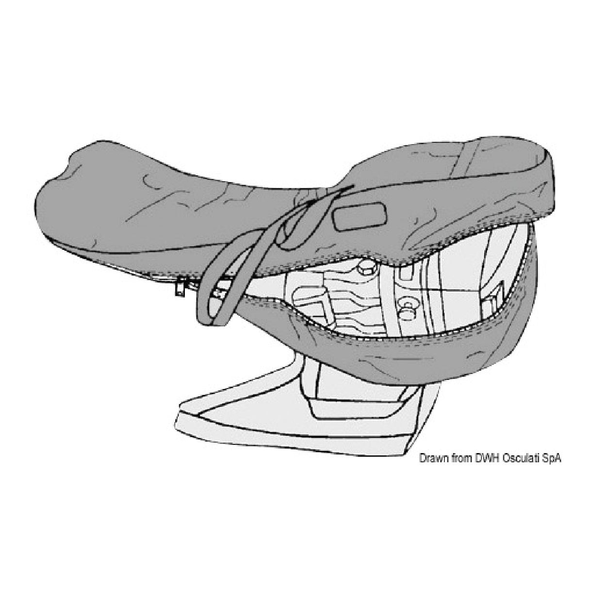 Osculati Borsone per proteggere e stivare il motore fuoribordo 46.151.00