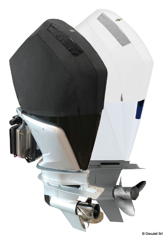 Cubierta de motor ventilada blanca Oceansouth para Mercury V8 4.6L