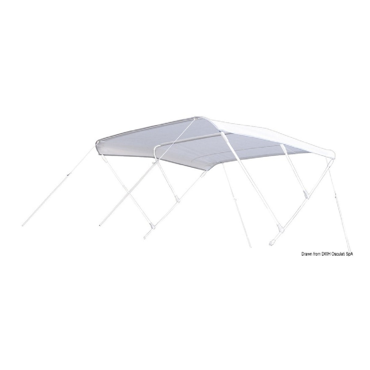 Parasol Tessilmare Shade Master adecuado para embarcaciones rápidas