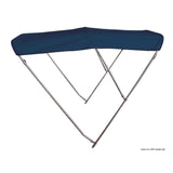Toldo Osculati de 3 arcos en acero inoxidable Alto Blu 46.920.12