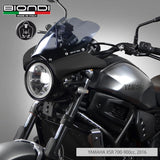Biondi Metal Dark Cupolino Alluminio Anodizzato Nero con Plex Fumé