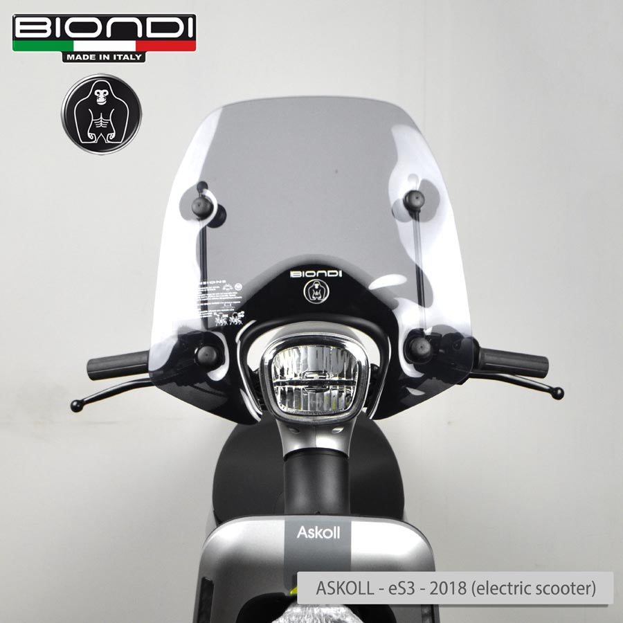 Biondi Little Club Cupolino Scooter Piaggio Liberty / Askoll eS - Fumé